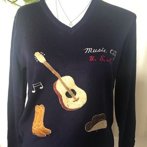 Vintage sweater by Leroy knitwear